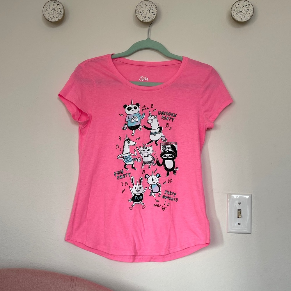 Hot Pink Animal T-Shirt